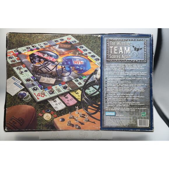 MONOPOLY NFL LIMITED 1999 GRIDIRON EDITION COMPLETE - Picture 2 of 3